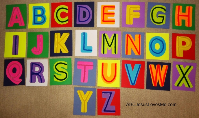 Pipe Cleaner Tactile Letters